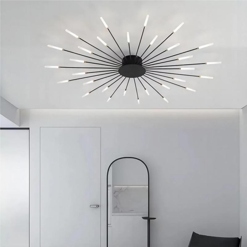 Modern Sputnik Fireworks Flush Mount Ceiling Light K27