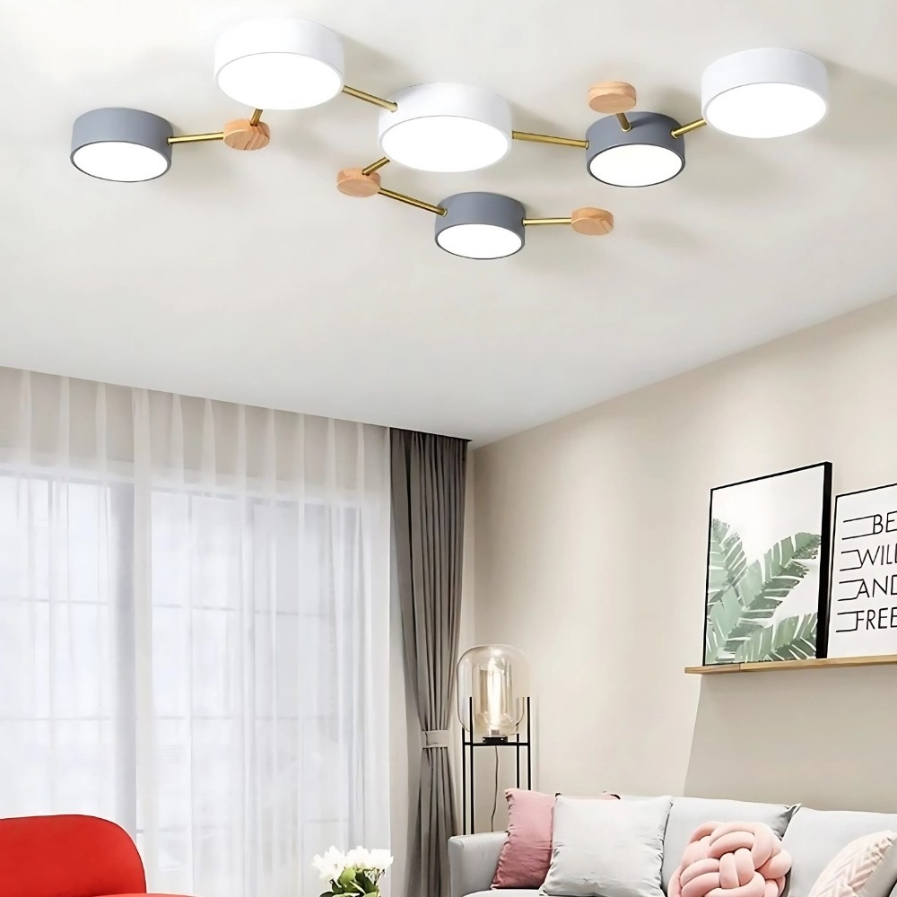 Modern Branch Circular Led Ceiling Lamp K933
