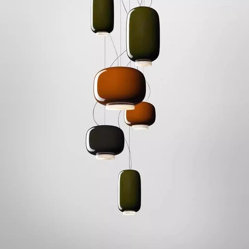 Chouchin Suspension Modern LED Glass Pendant Lamp D949