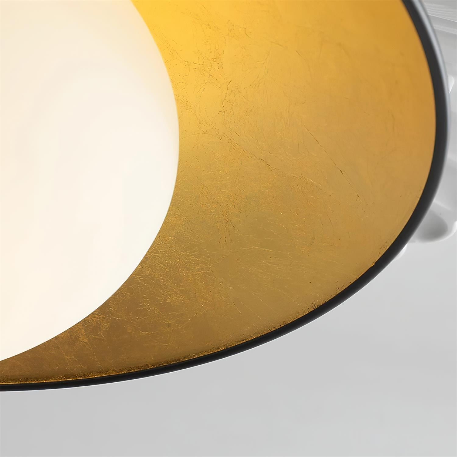 French Retro Flying Saucer Bowl Ceiling Light K502