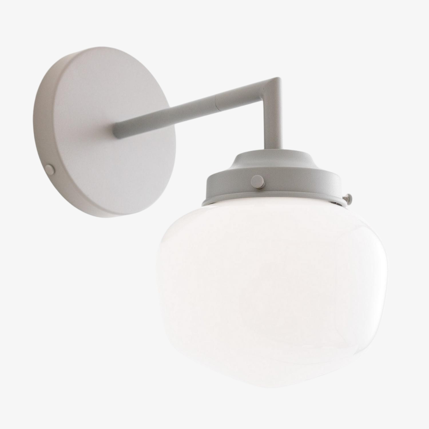 Opalume Glass Vanity Light - Vintage Inspired Bathroom Wall Lighting K1458