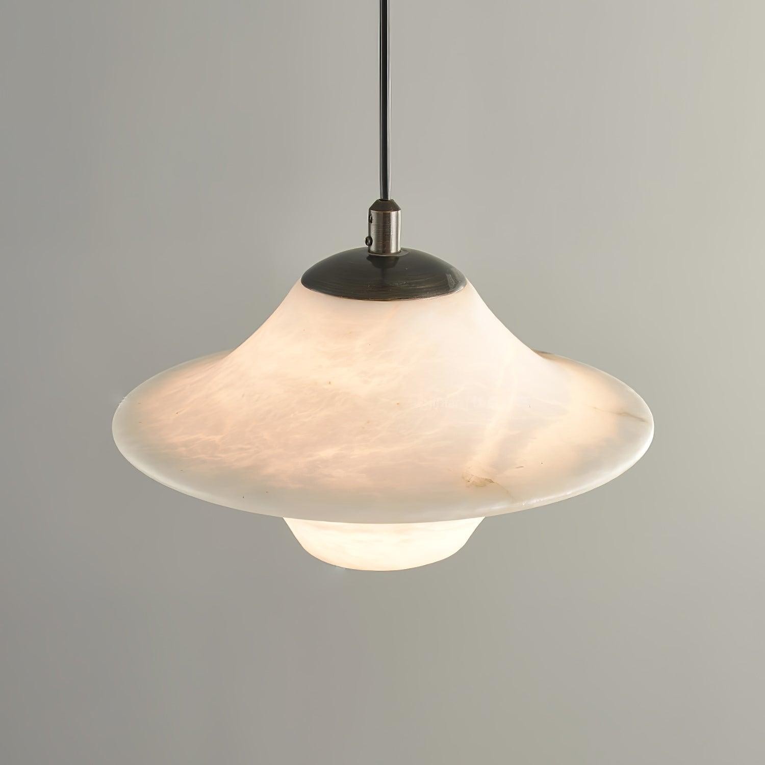 Saucer Alabaster Pendant Light K658