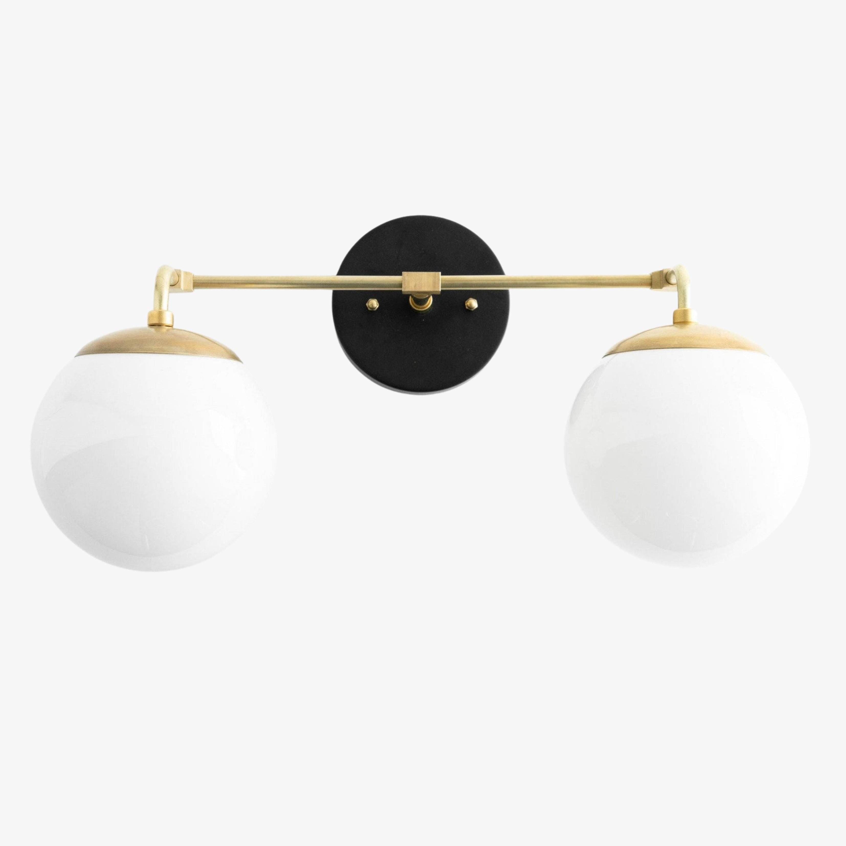 Glorica Glass Wall Sconce - Modern Vintage Vanity Light Fixture K1550