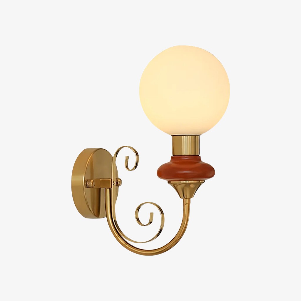 Noirvex Modern Metal Wall Lamp - Sculptural Ambient Lighting for Bedroom or Hallway K2154