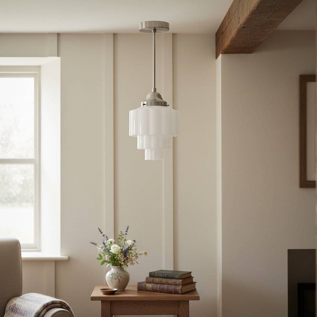 Geotower Glass Pendant Light - Elegant Home Lighting K1481