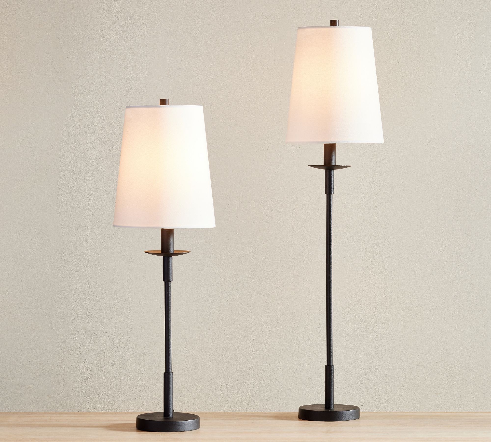 Rowan Contemporary Iron Table Lamp – Minimalist Bedside Lamp for Bedroom & Lounge K1350