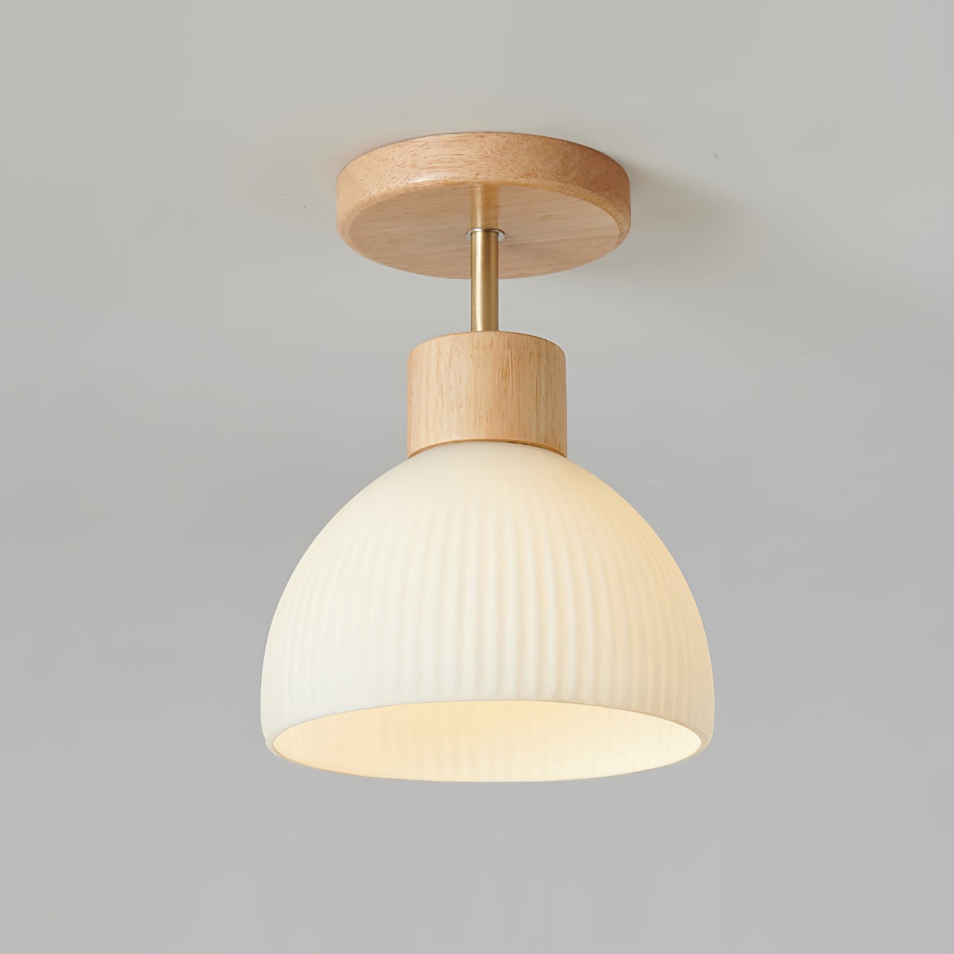 Nordic Wood Style LED Ceiling Lamp K270