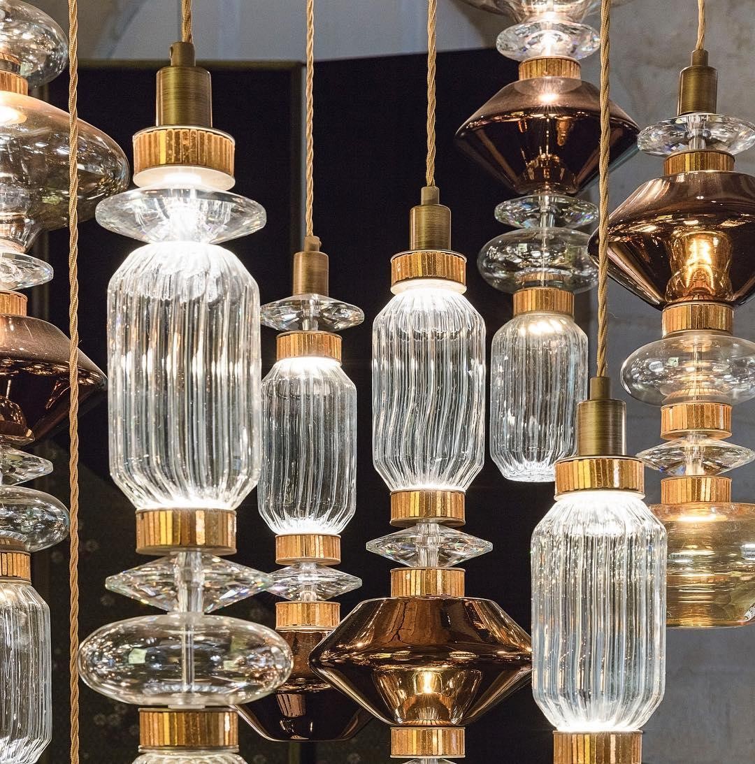 Modern Elegant Ballet Glass Pendant Light K904