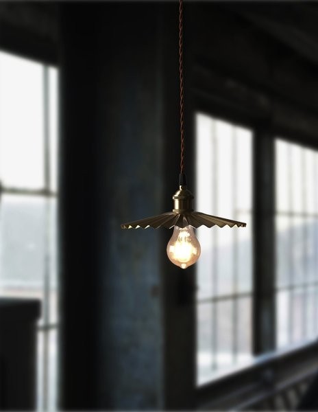 Brass Umbrella Pendant