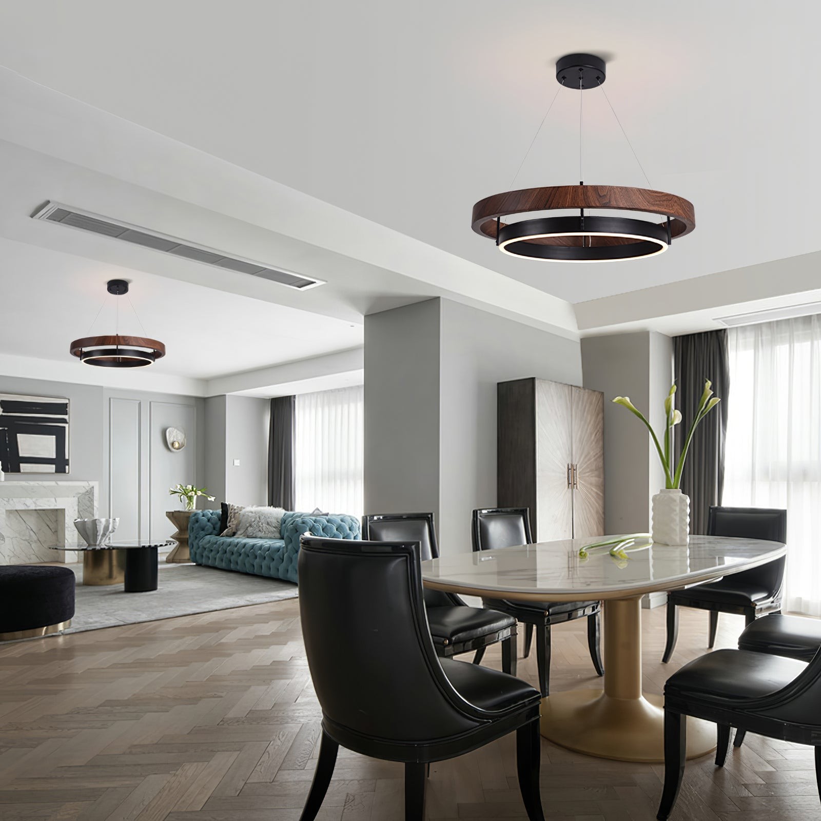 Ring Dunst Chandelier K1076
