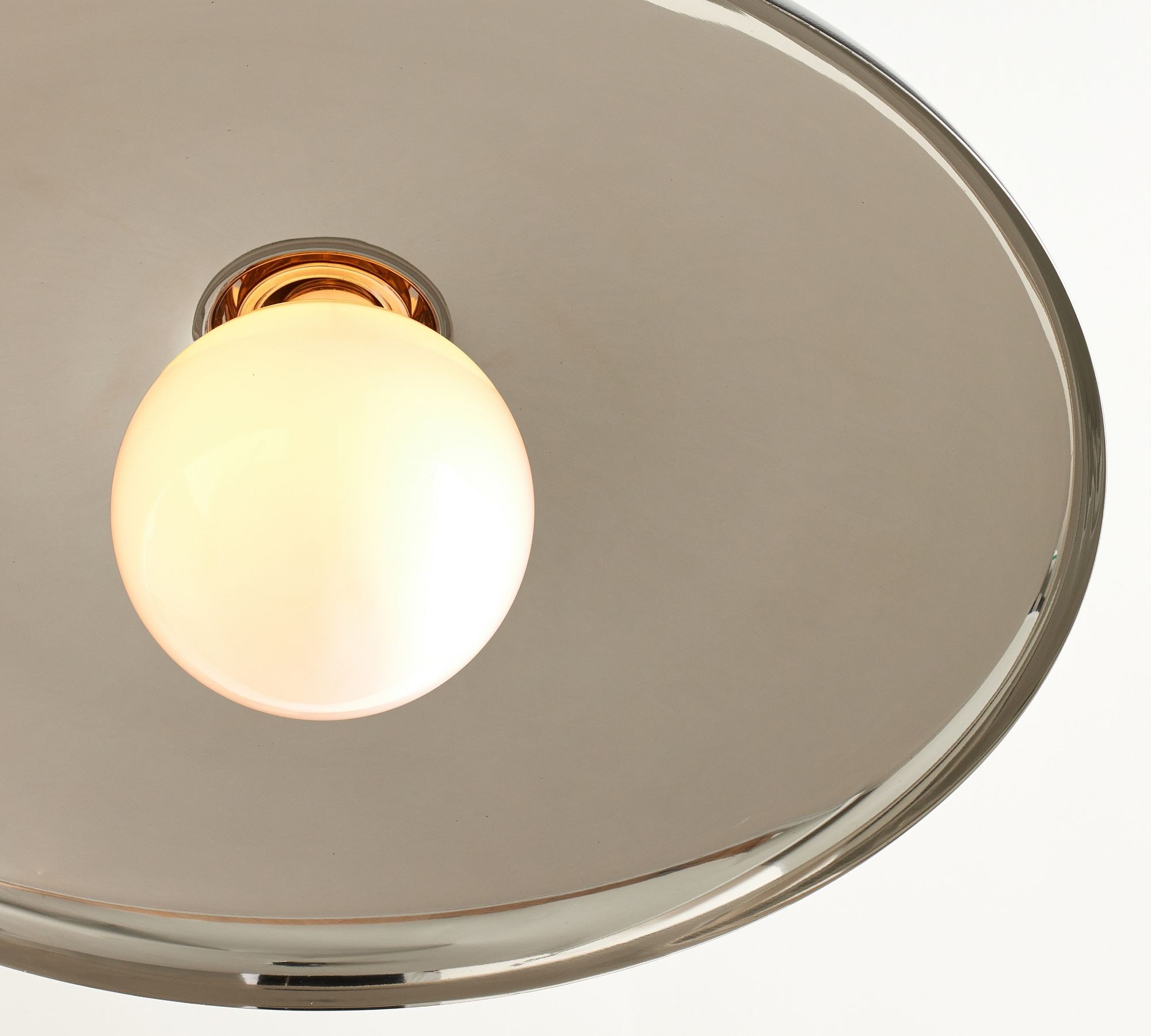 Forvara Farmhouse Metal Flush Mount Light - Black or White Ceiling Lamp K1332
