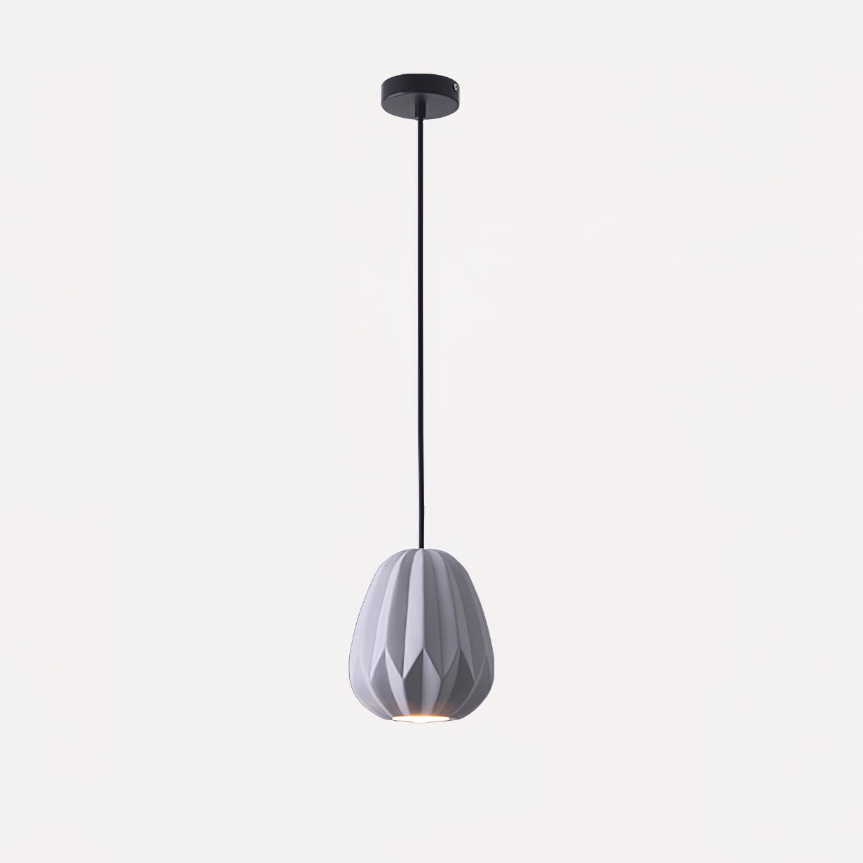 Papaya Resin Pendant Lamp K1064