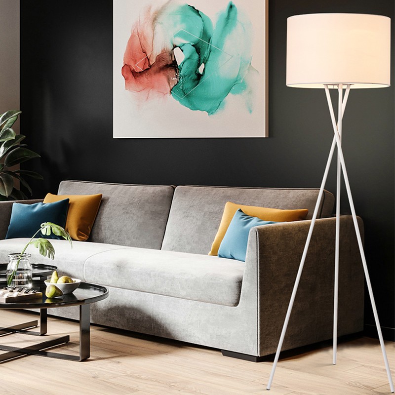 Living Room Modern Tripod LED Floor Lamp