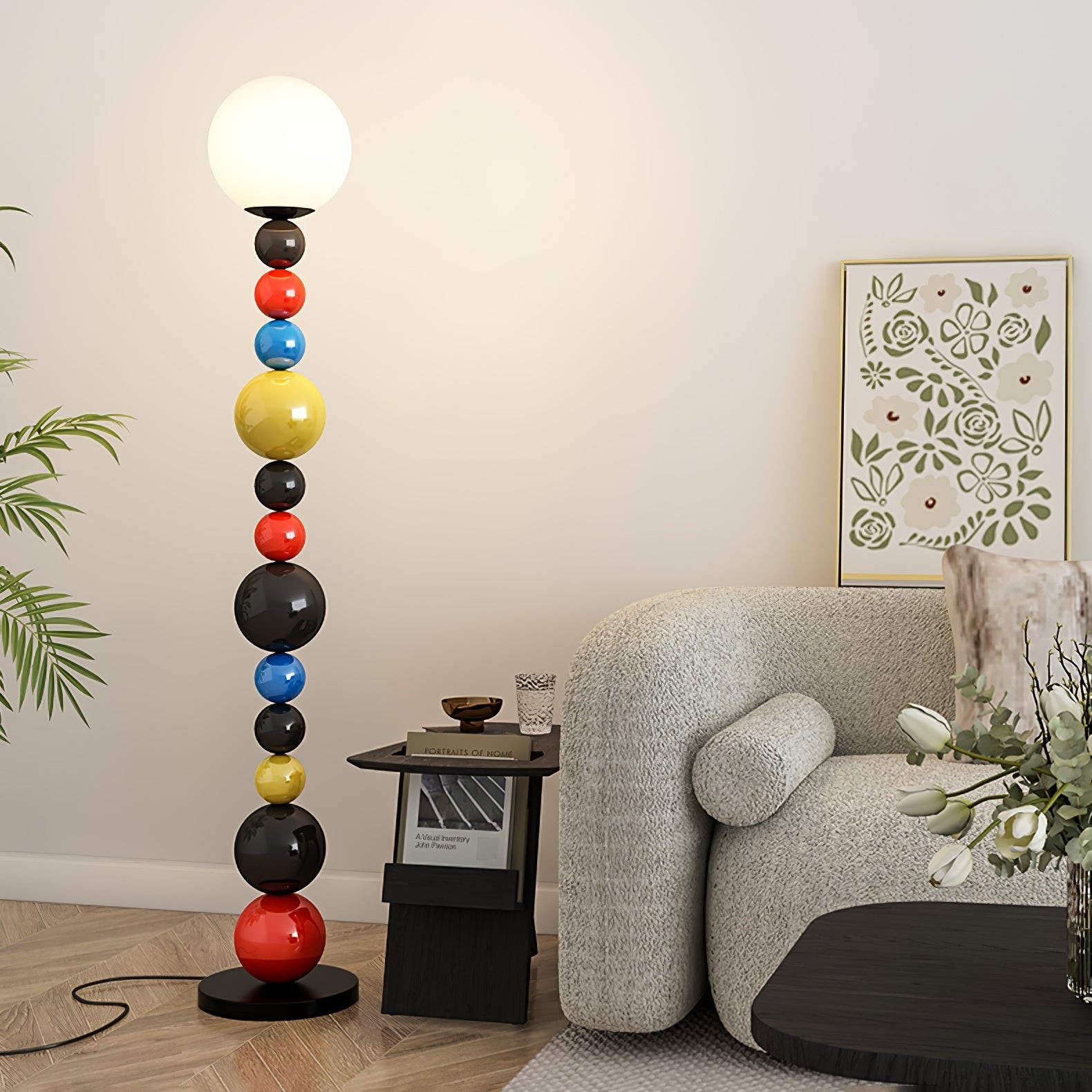 Colorful Round Ball Floor Lamp K327