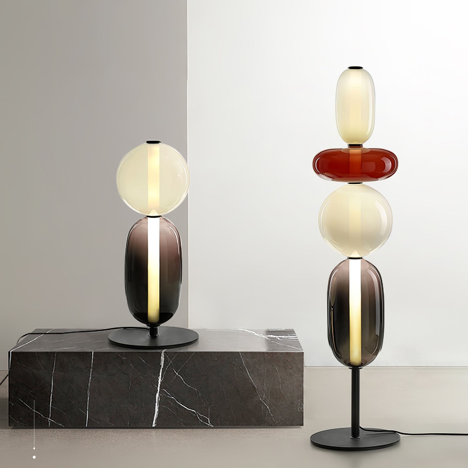 Nordic Creative Minimalist Luxury Glass Floor Light For Living Room K290