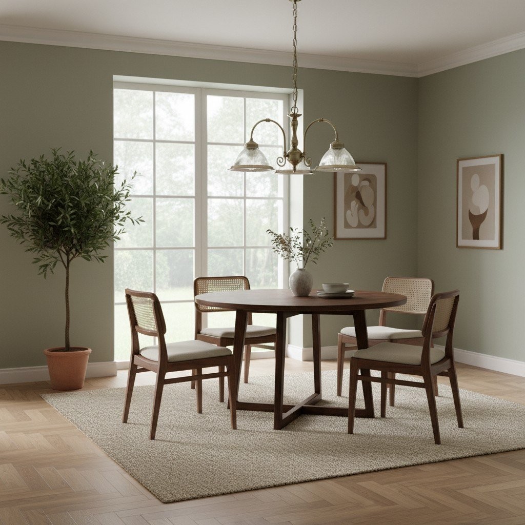 TF Vintora Ribbed Glass Pendant Light - Elegant Metal Trim for Kitchens, Dining Areas and Hallways K1994