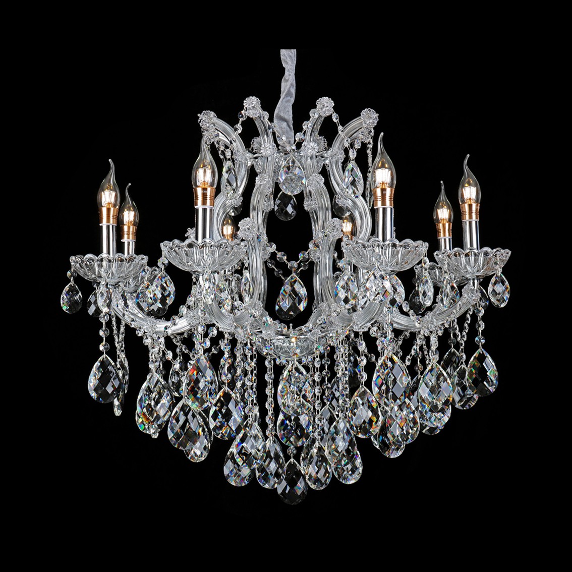 Kiki Crystal Candle Chandelier