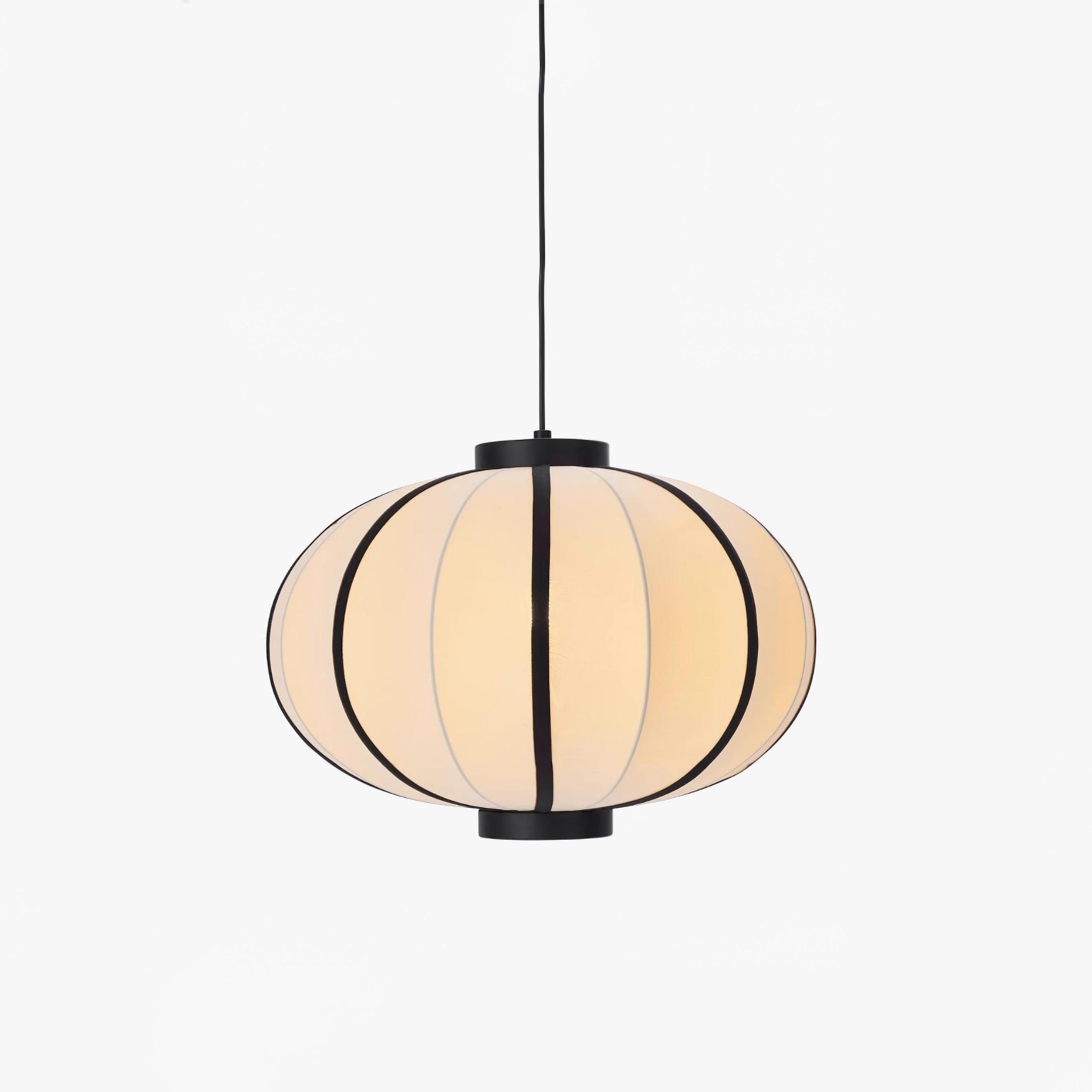 Minimalist Black and White Lantern Pendant Lamp K593