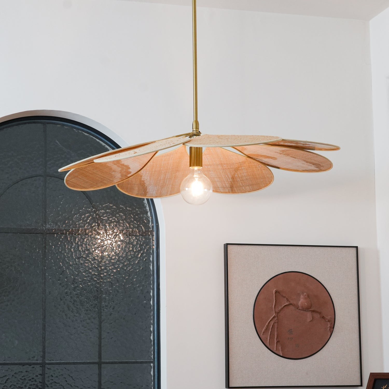 Petals Bloom Rattan Pendant Lamp K588