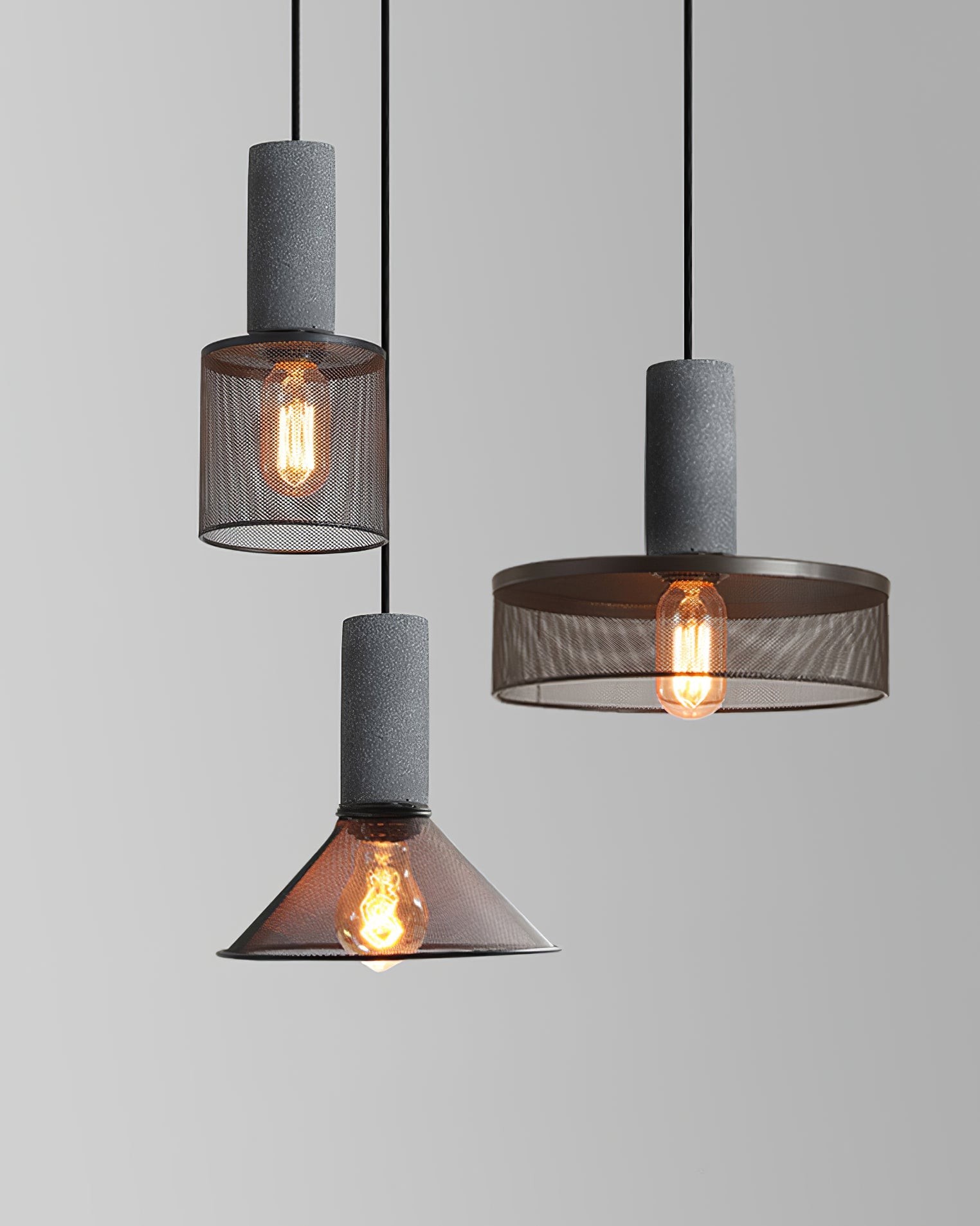 Cement Mesh Pendant Light K308