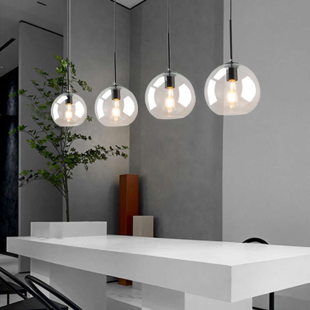 Solara Nordic Spherical Glass Pendant Light D943
