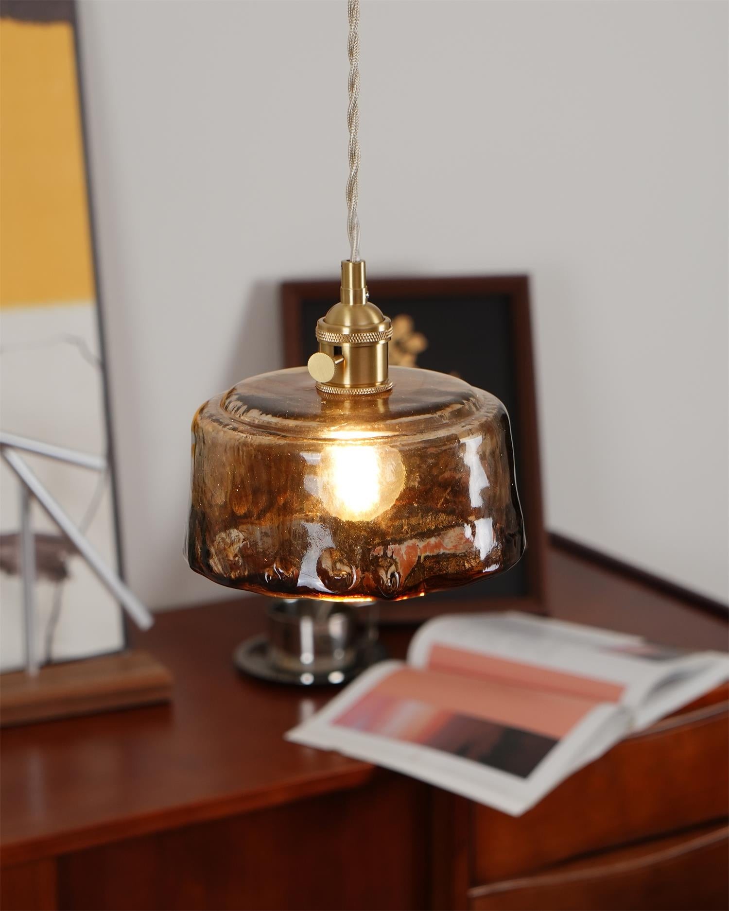 Retro Glass Pendant Lamp K622