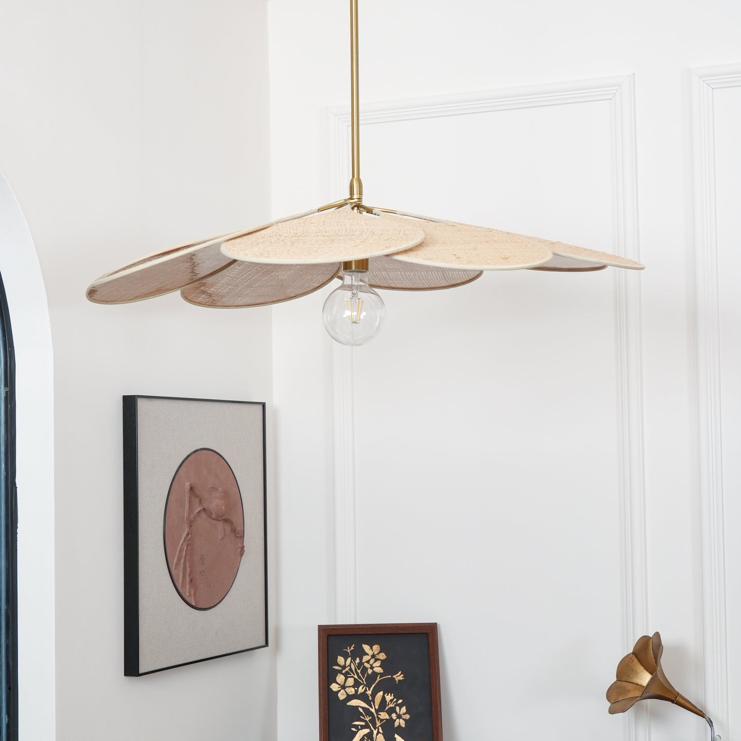 Petals Bloom Rattan Pendant Lamp K588
