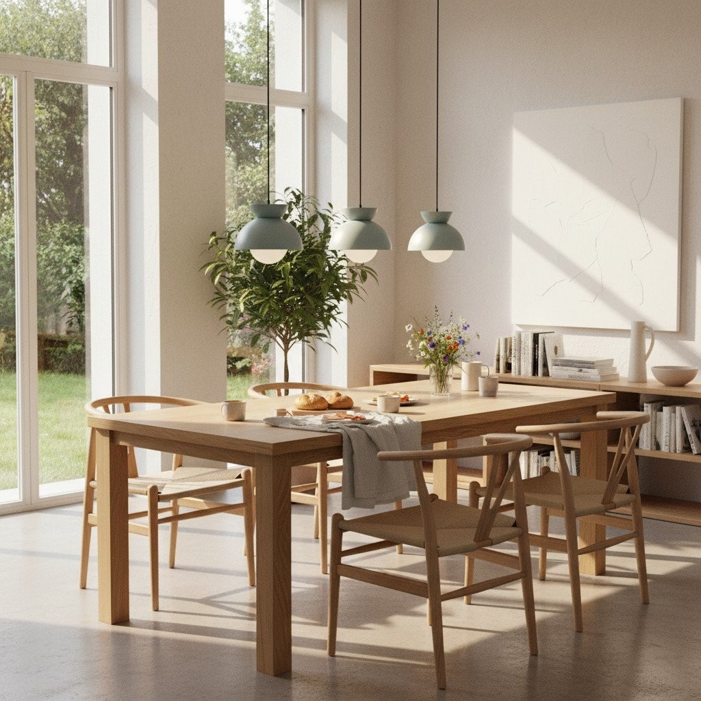 Aurelia Modern Dome Pendant Light - Sculptural Nordic Design K1719
