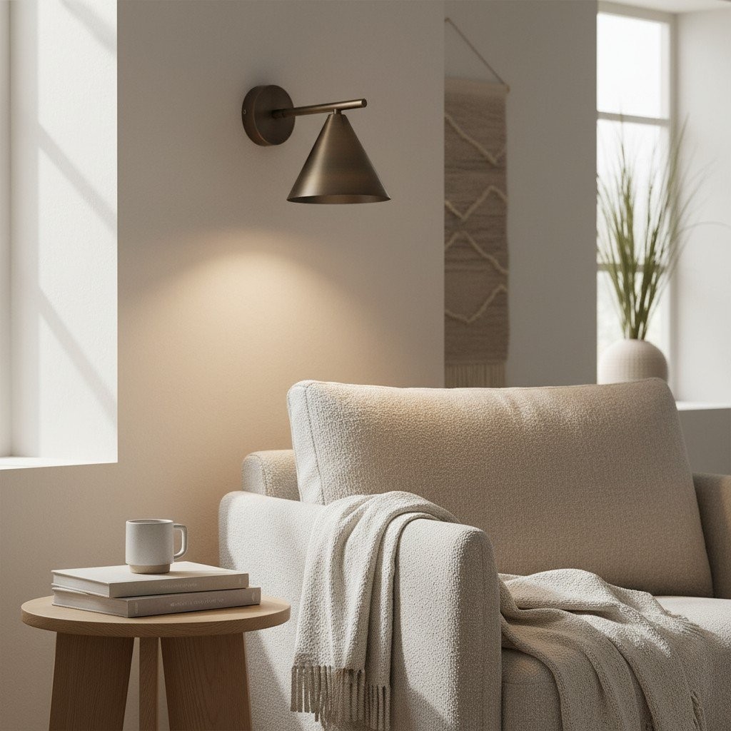 Oricone Modern Adjustable Arm Wall Light - Minimalist Metal Design for Home Interiors K1921