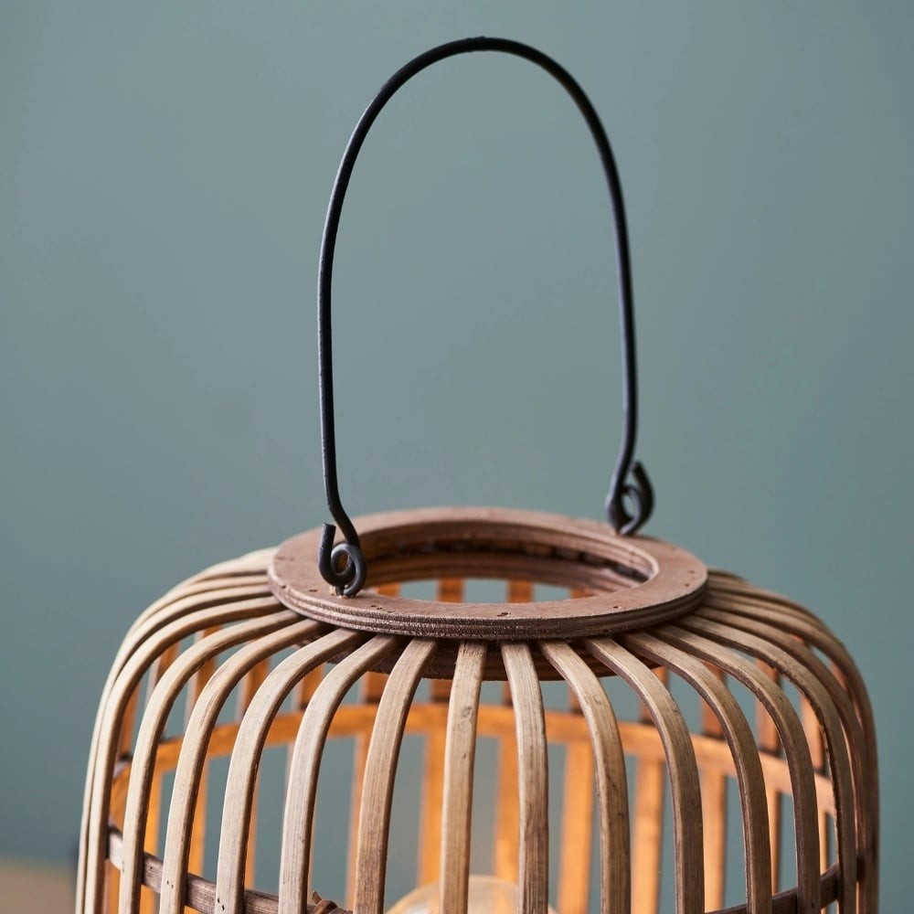 Yumeko Ambient Table Lamp - Open Bamboo Cage Design Stylish and Eco Friendly K1958