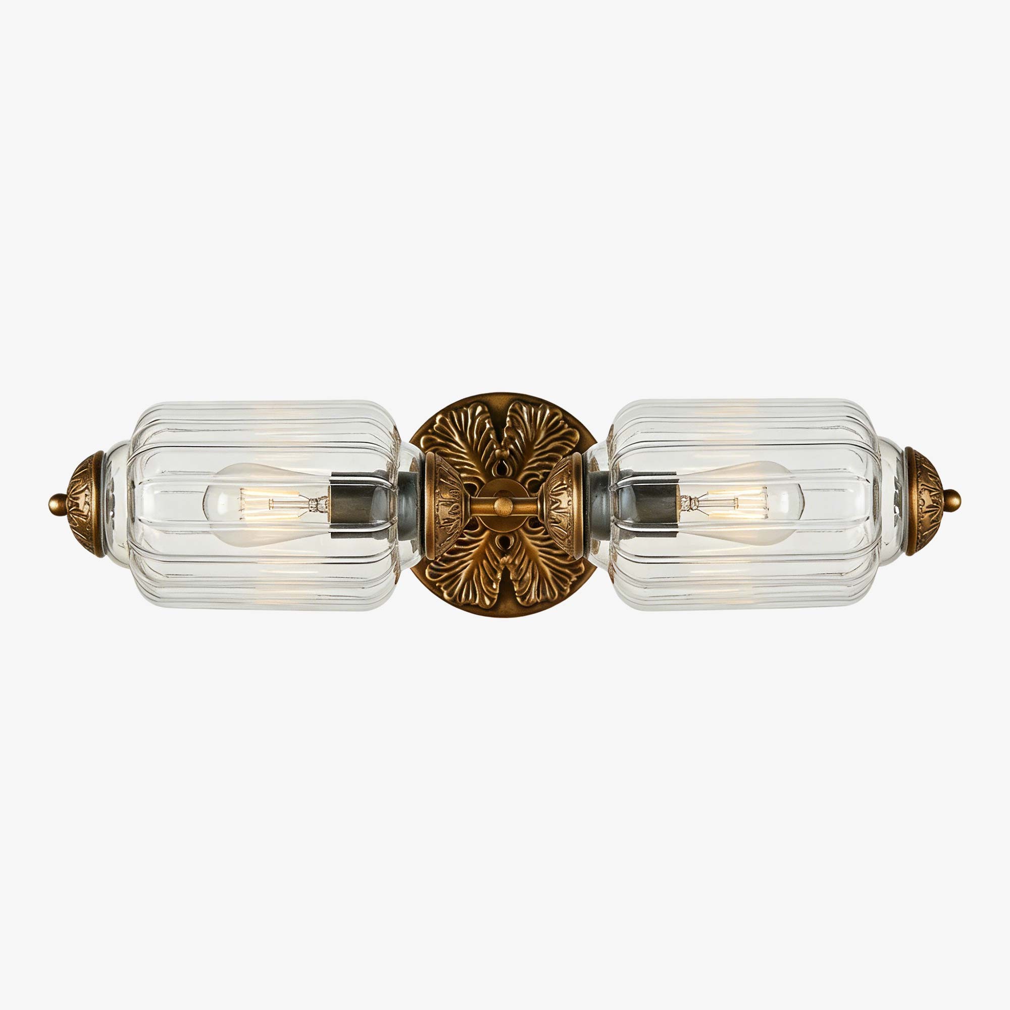 Eloise Elegant Vintage Glass Wall Sconce - Lighting for Bedroom Vanity K1150