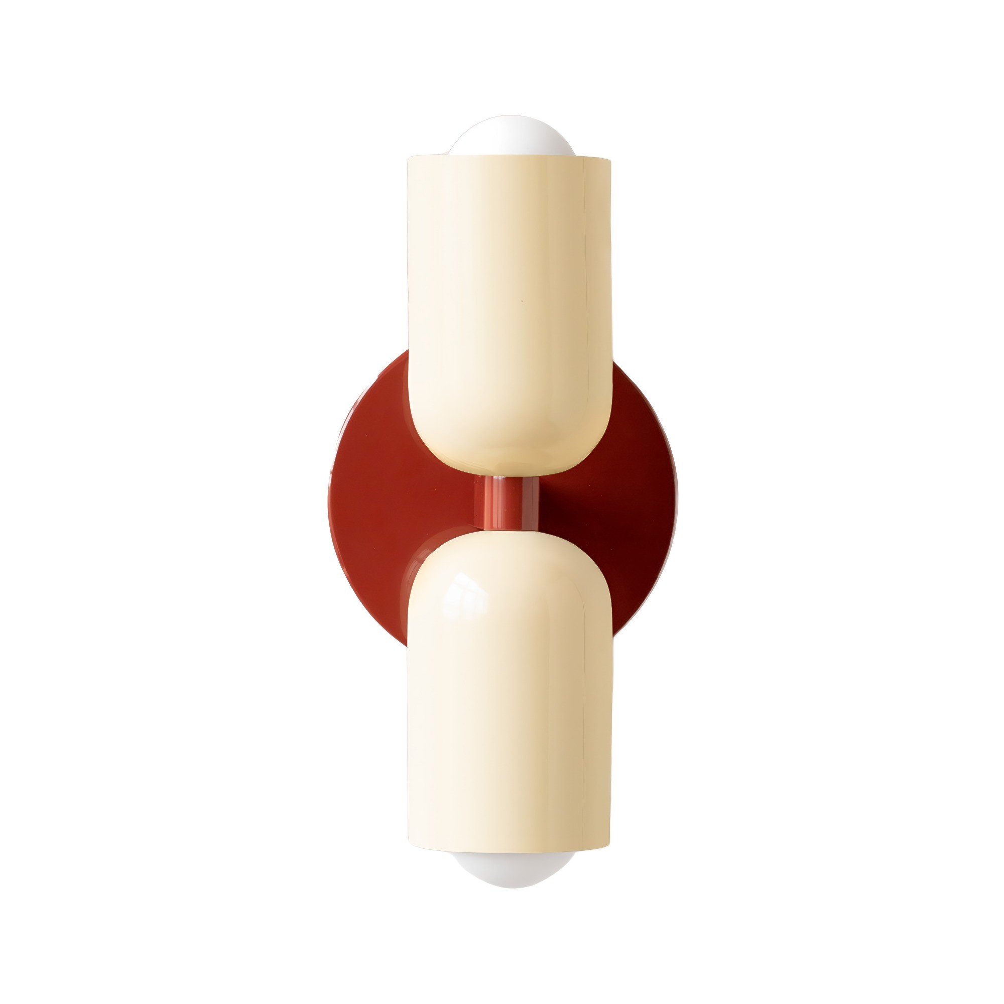 Elegant Up Down Wall Sconce - Bauhaus Double Heads Wall Light for Bedroom and Lounge