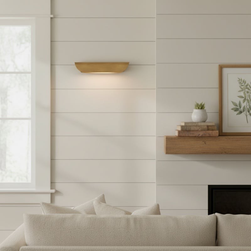 Hidra Modern Metal Wall Sconce - Minimalist Down-Light Sconce for Modern Homes K1691
