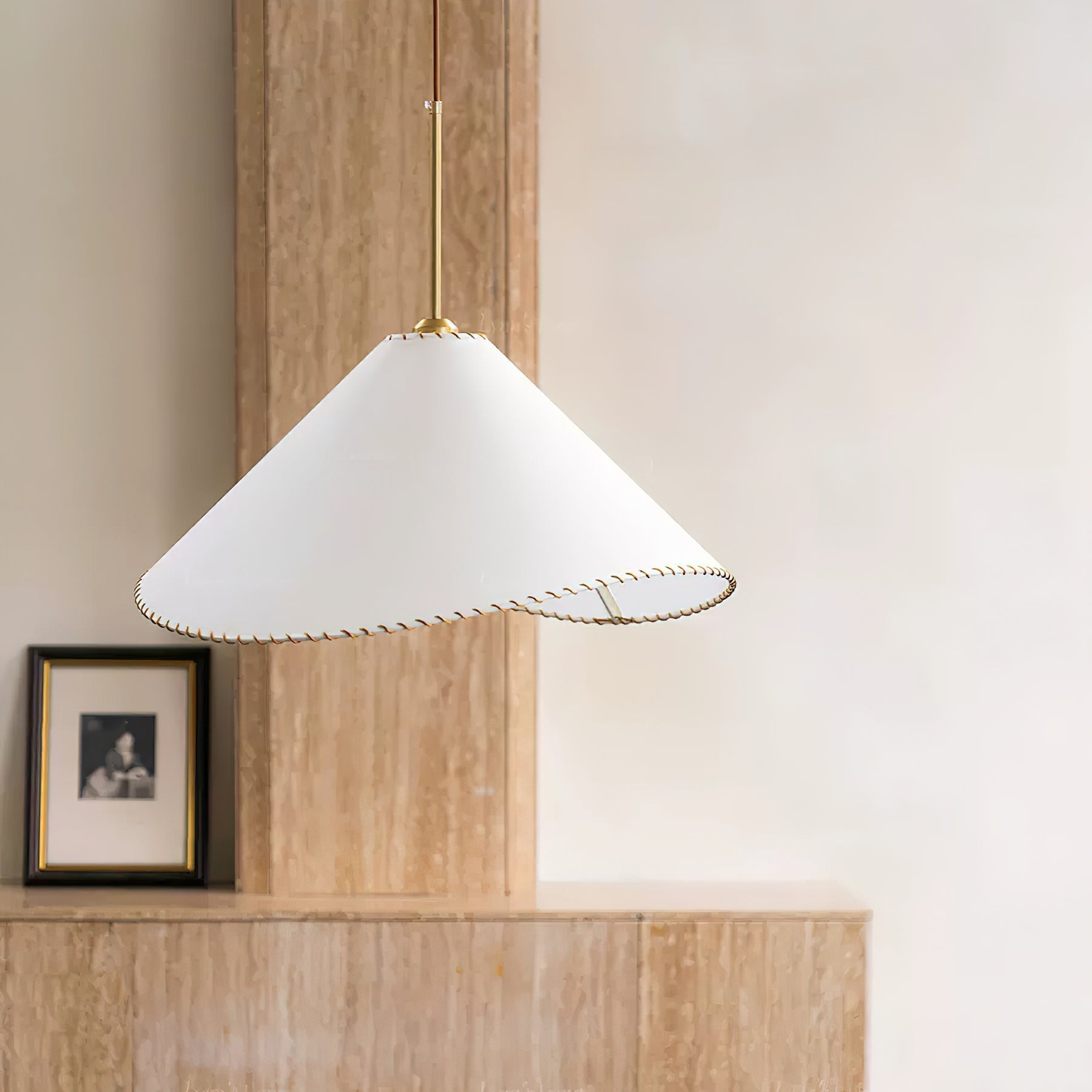 Twisted Shade Fabric Pendant Lamp K733