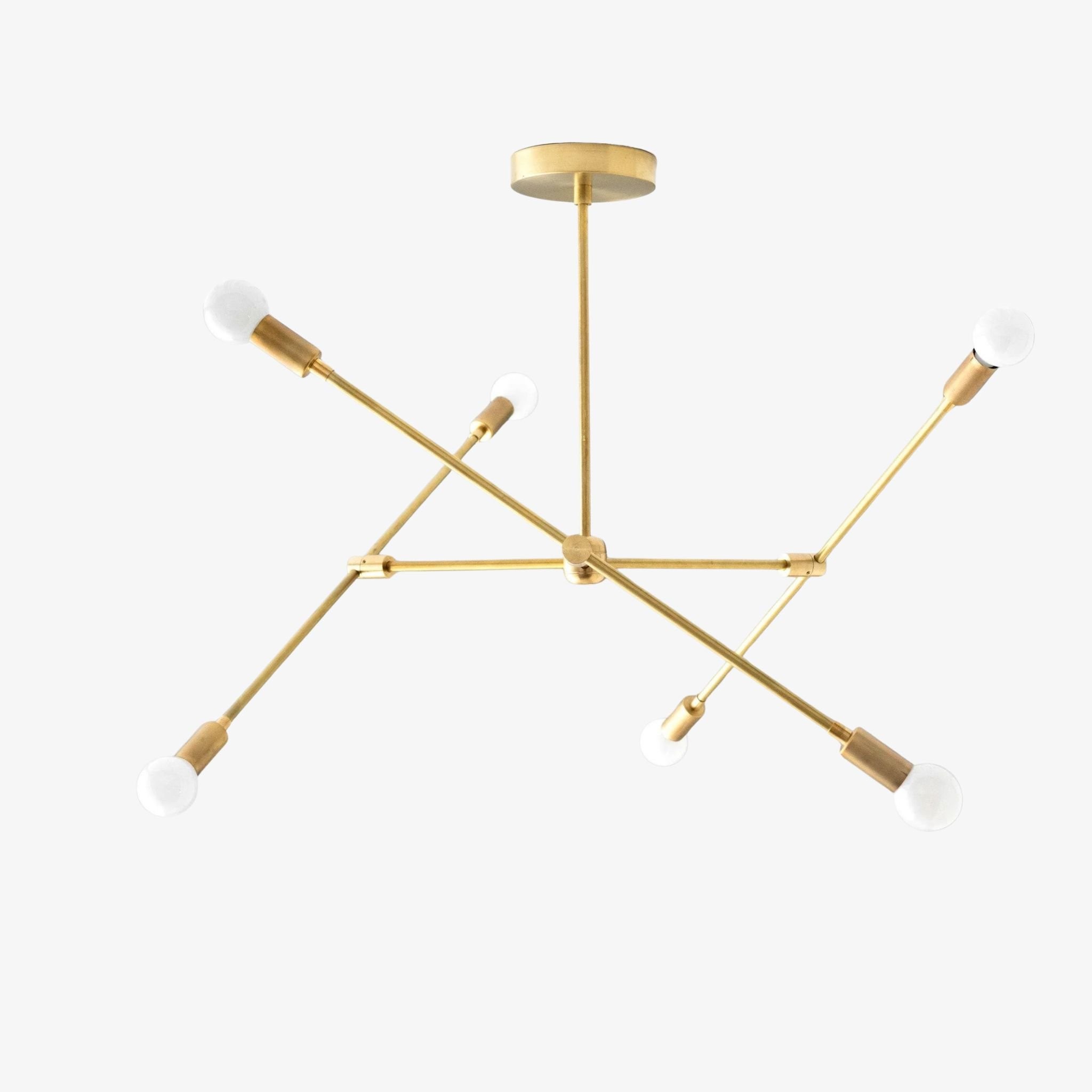 Mobilux Line Modern Mobile Chandelier - Minimalist Chandelier for Dining Room K1519