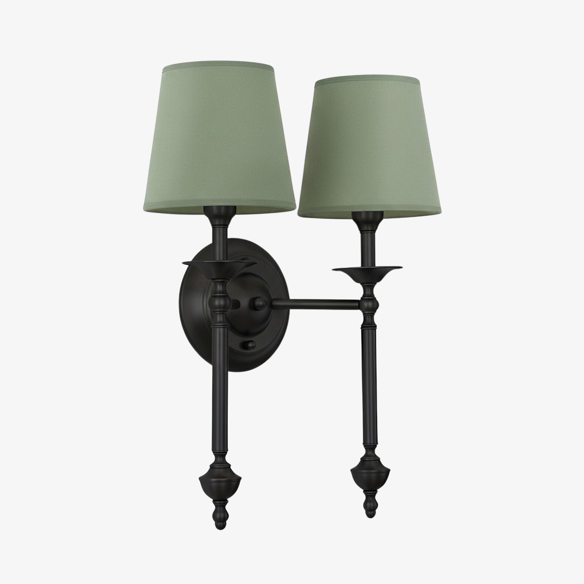 Arcuma Fabric Wall Sconce - Modern Copper Wall Light for Hallway K2353