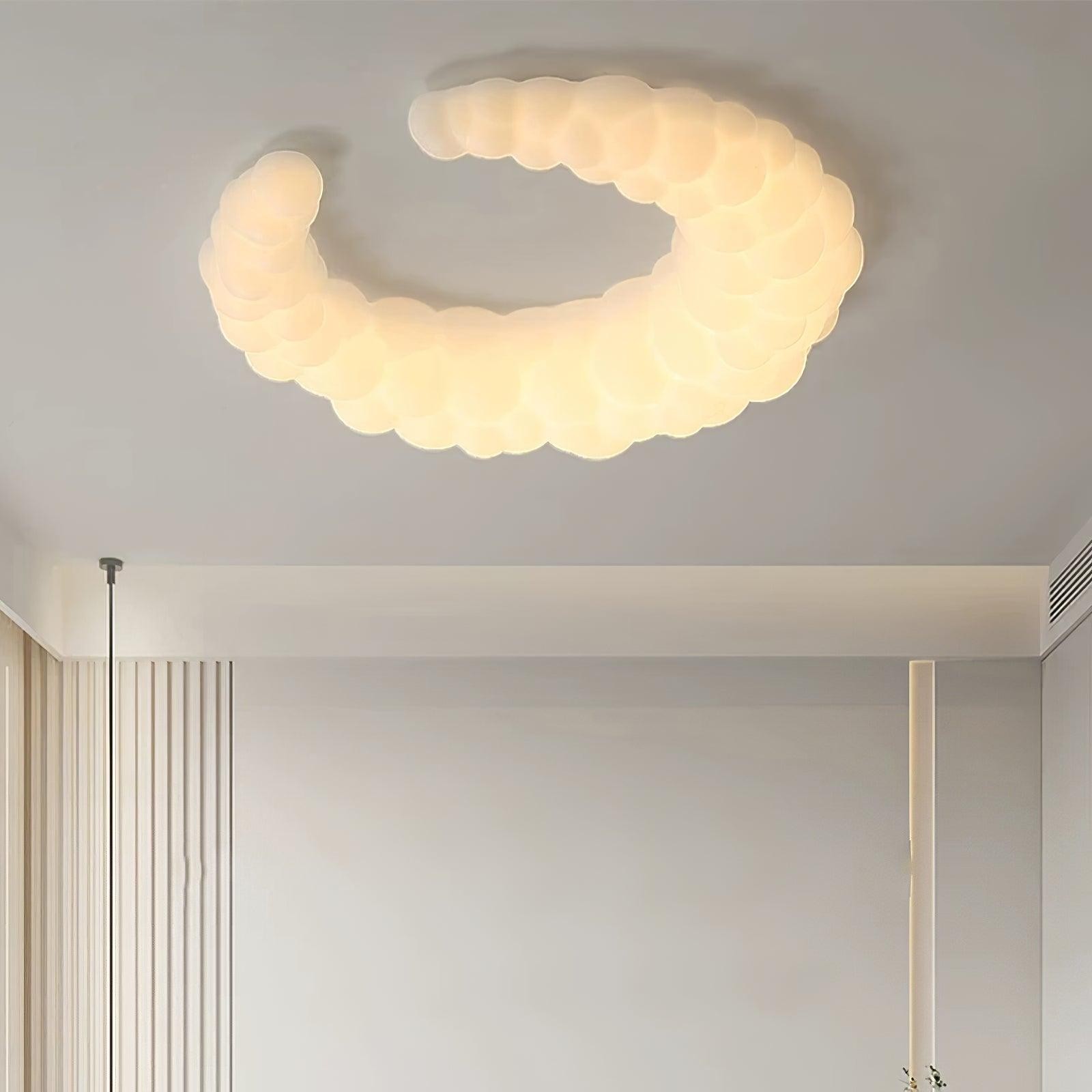 Cream Style Moon Ceiling Lamp K248