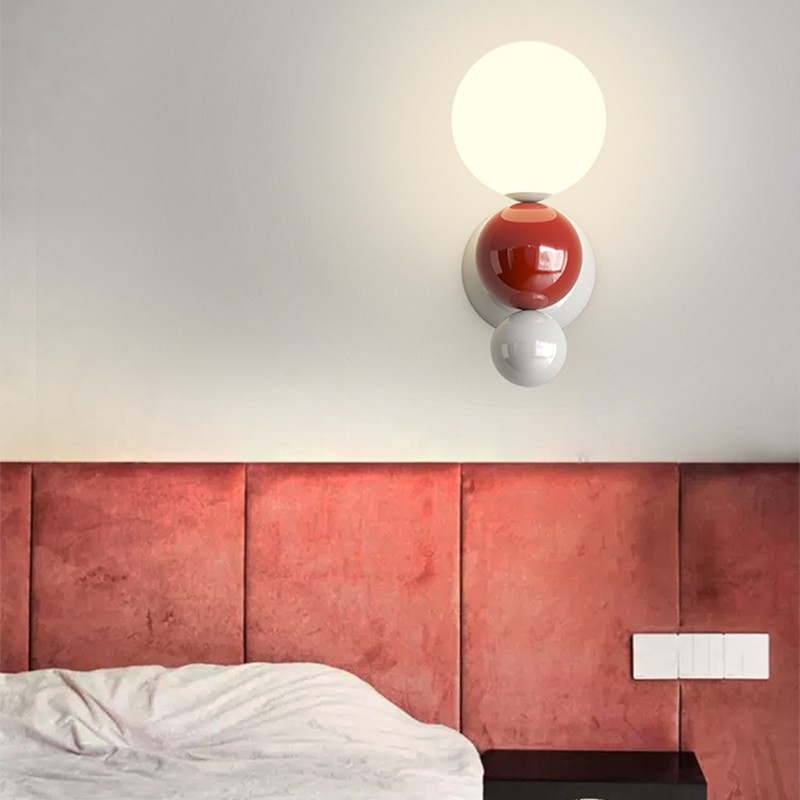 Cream Style Globe Bubble Wall Sconce K130