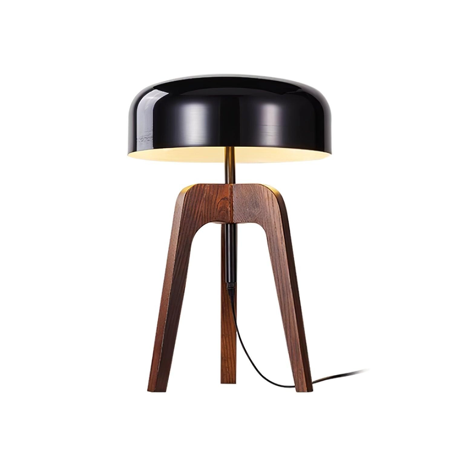 Minimalist Wood Tripod Table Lamp K710