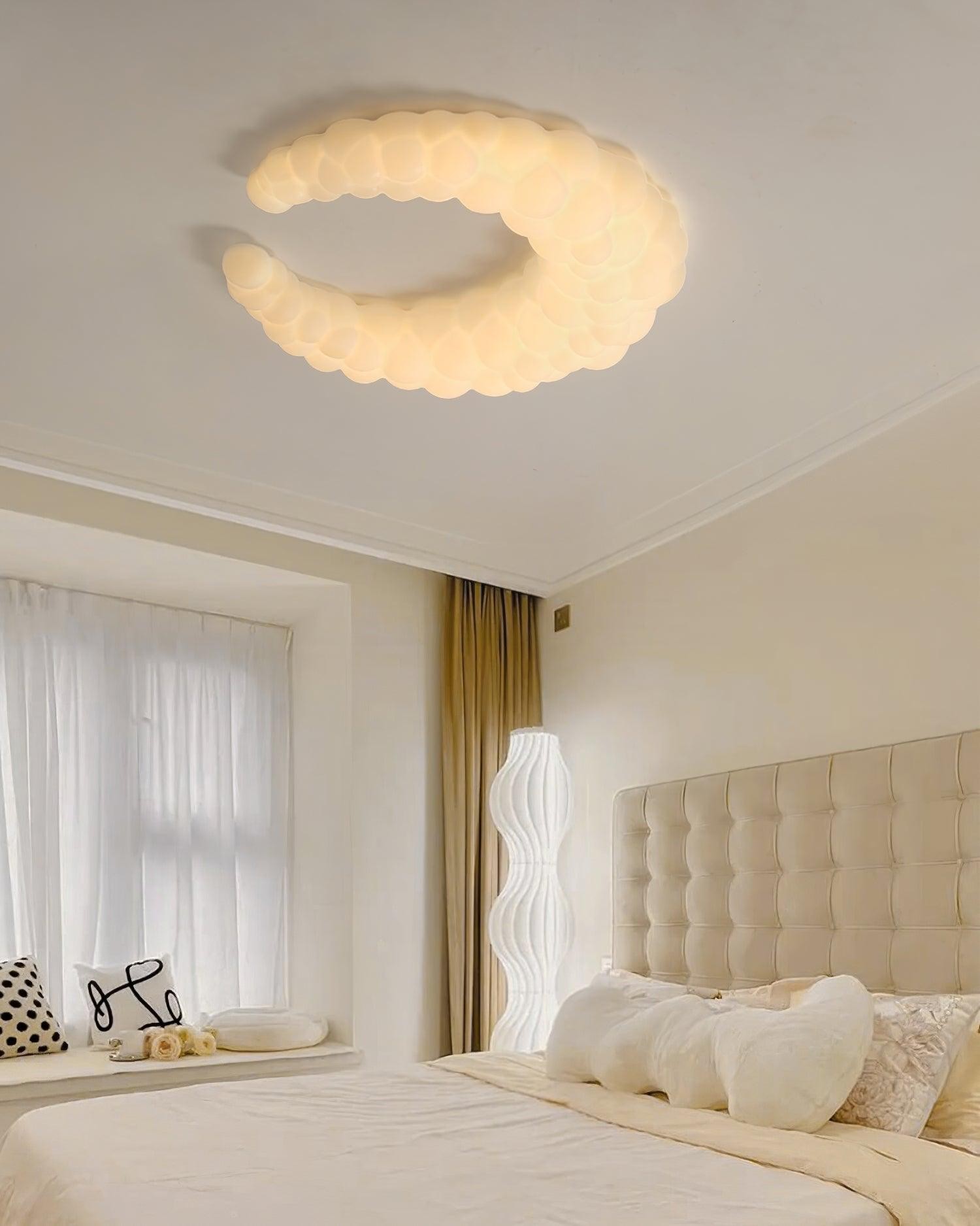 Cream Style Moon Ceiling Lamp K248