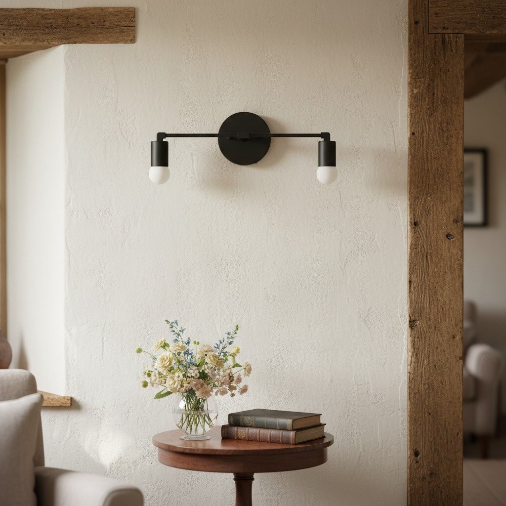 Mobilux Line industrial Bathroom Vanity Light - Minimalist Wall Sconce - Elegant Fixture K1473