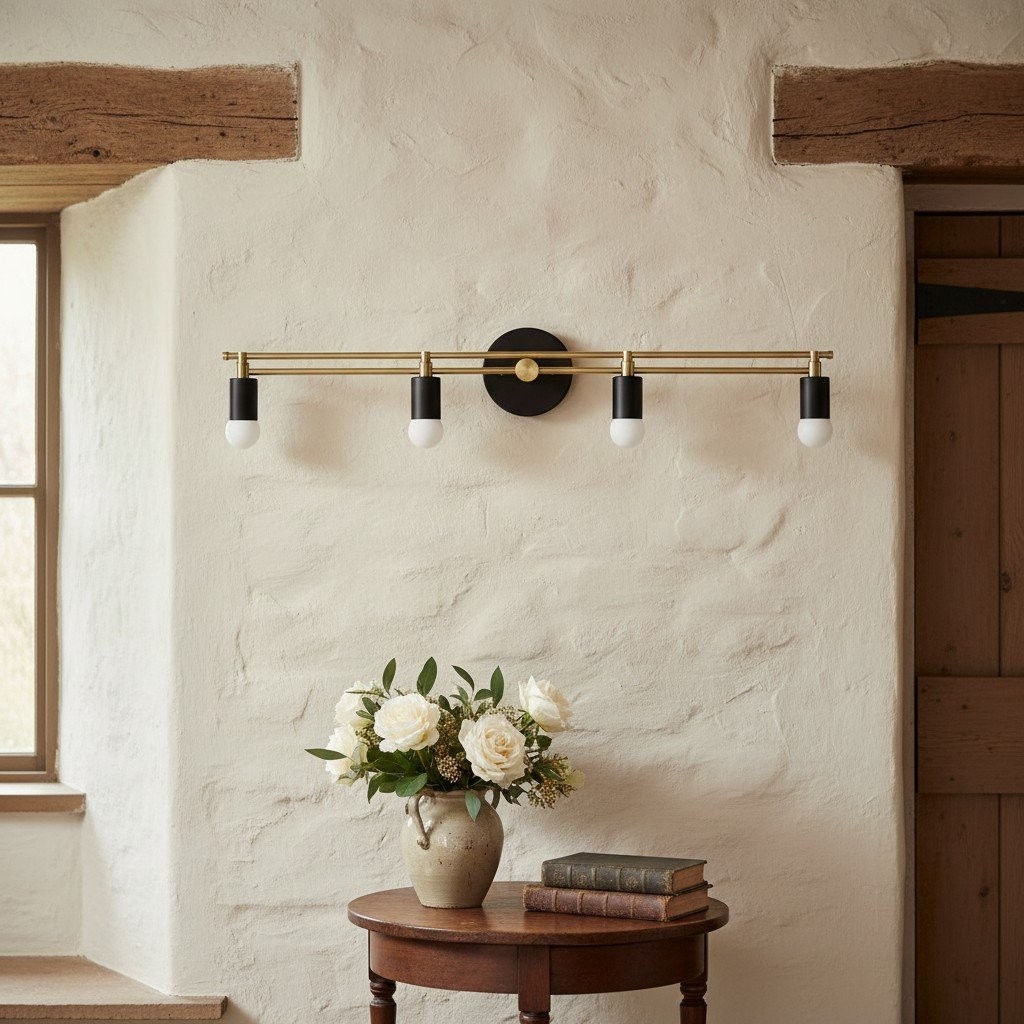 Mobilux Line Modern Vanity Light - Bathroom Wall Fixture in Art Deco Style K1487