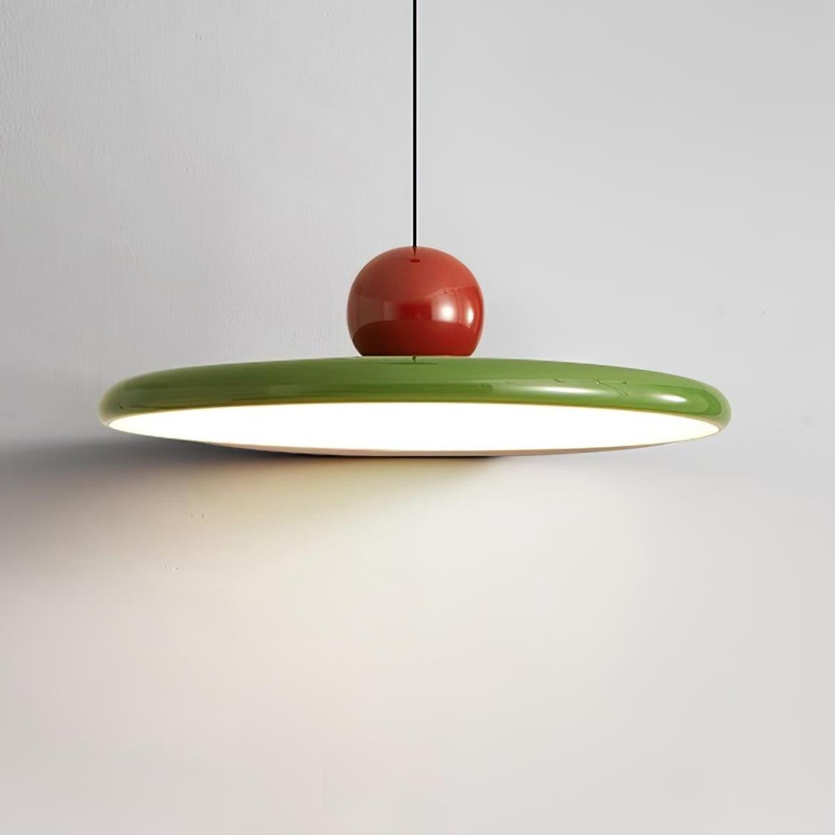 Minimalist Cream Style Flying Disc Pendant Lamp K790