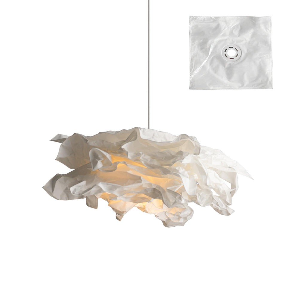 Modern Cream Paper Pendant Lamp K574