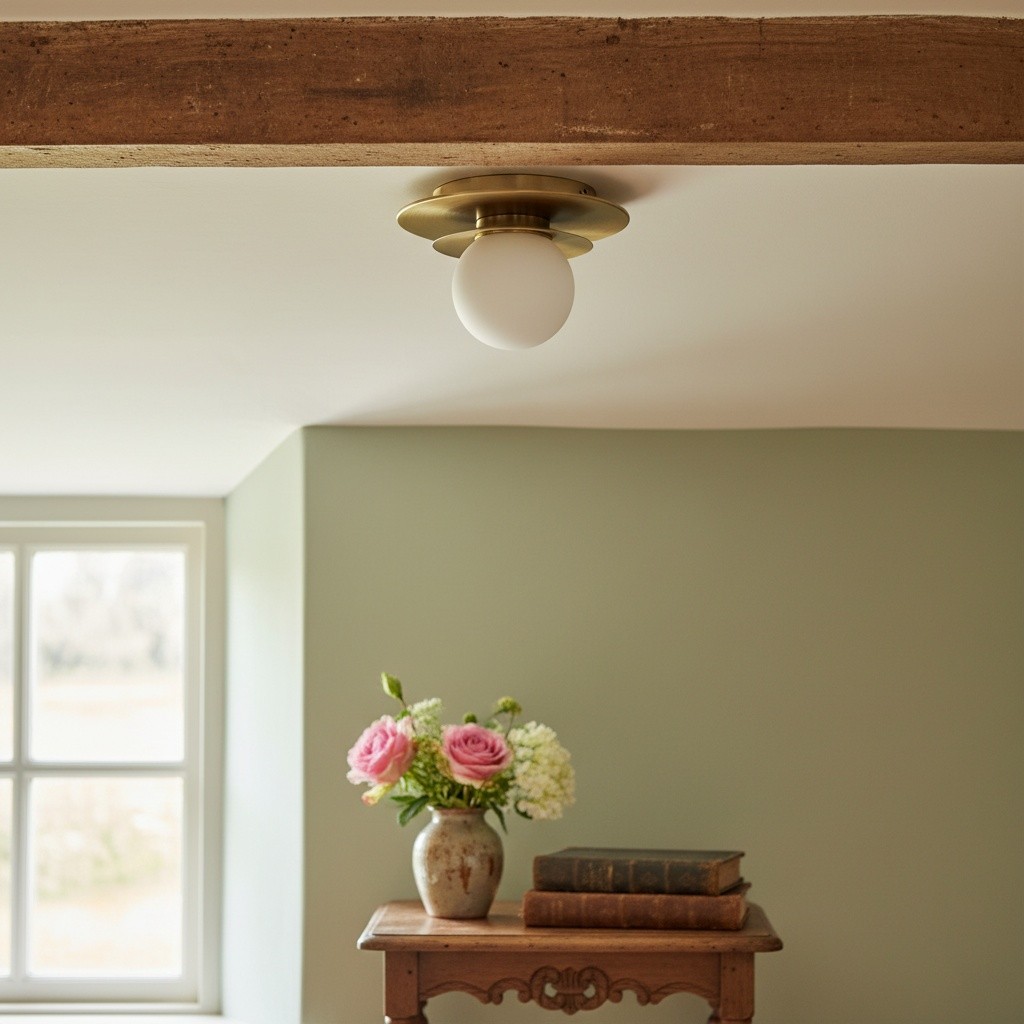 Artivo Globe Ceiling Light – Modern Nordic Design For Bathroom or Hallway K1423