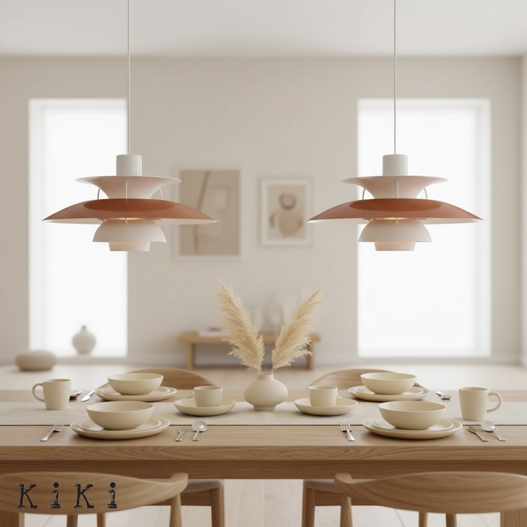 Scandinavian Multilayer Metal Pendant Light K84