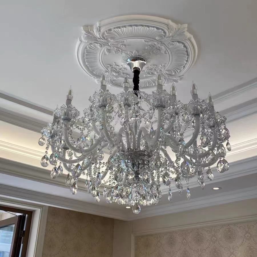 Candlestick Crystal Chandelier