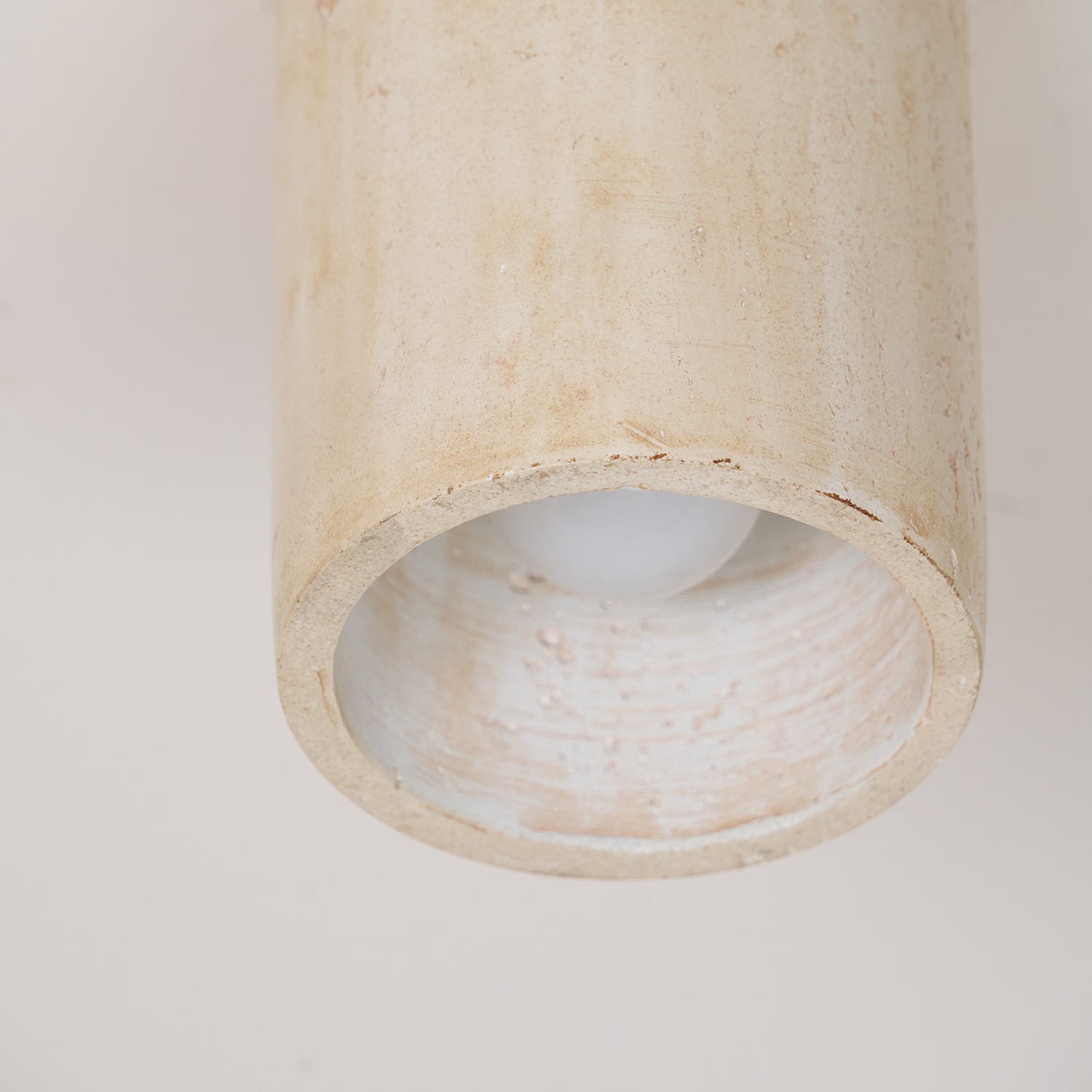 Marble Travertine Column Ceiling Lamp K688
