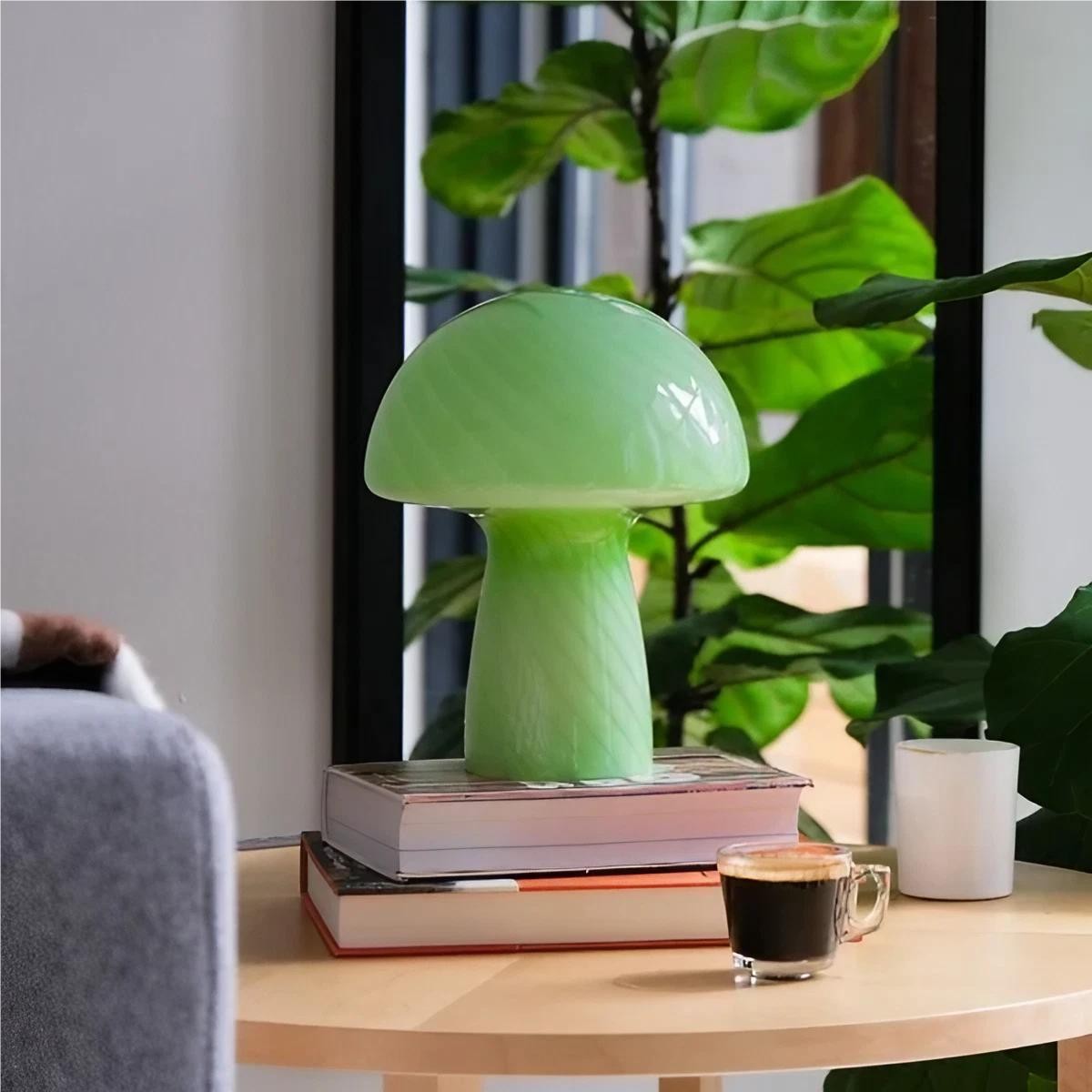 Modern Design Stained Glass Mushroom Lamp K51