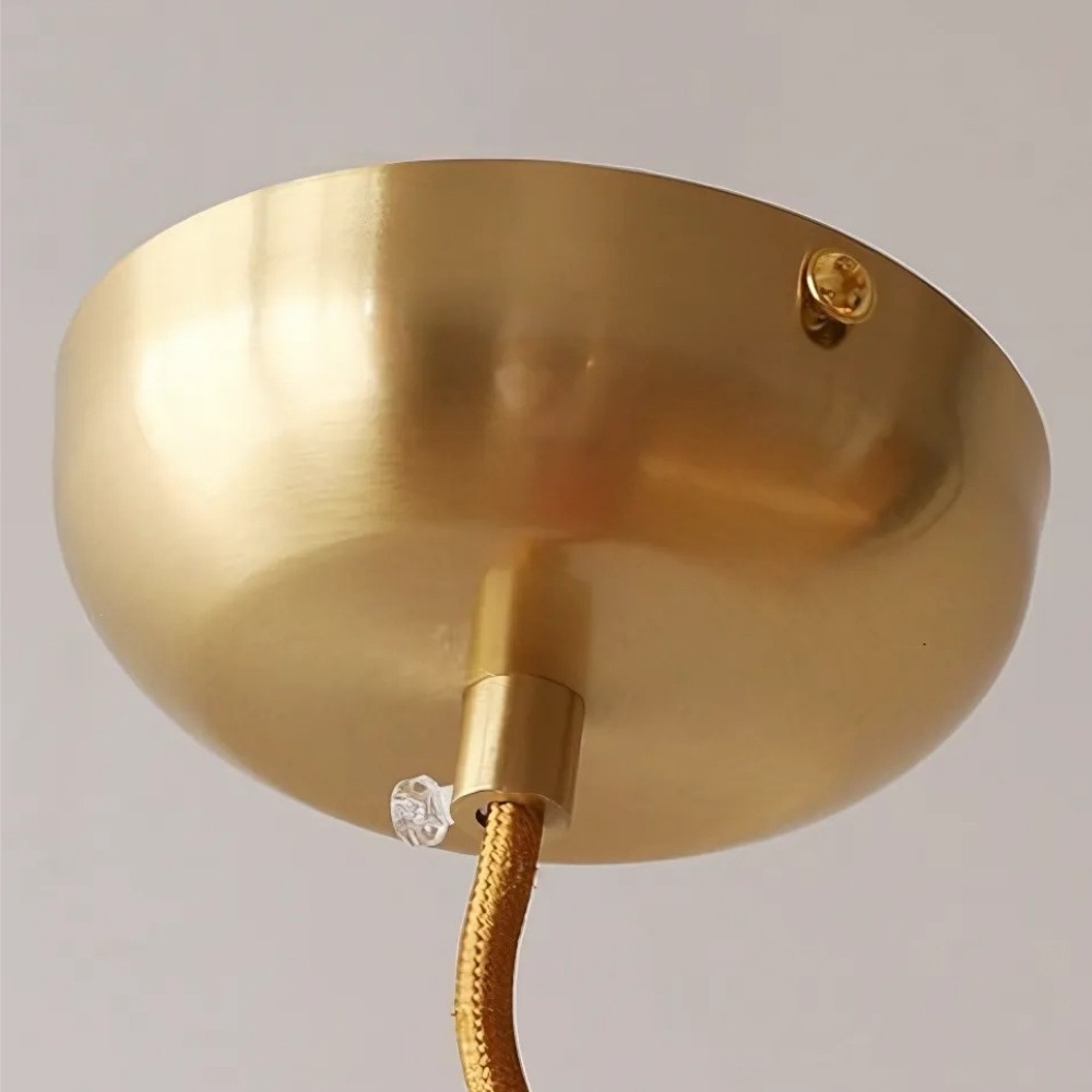 Bellina Vintage Fluted Glass Pendant Light – Mid-century Modern Fazzo  Pendant For Home Decor K897